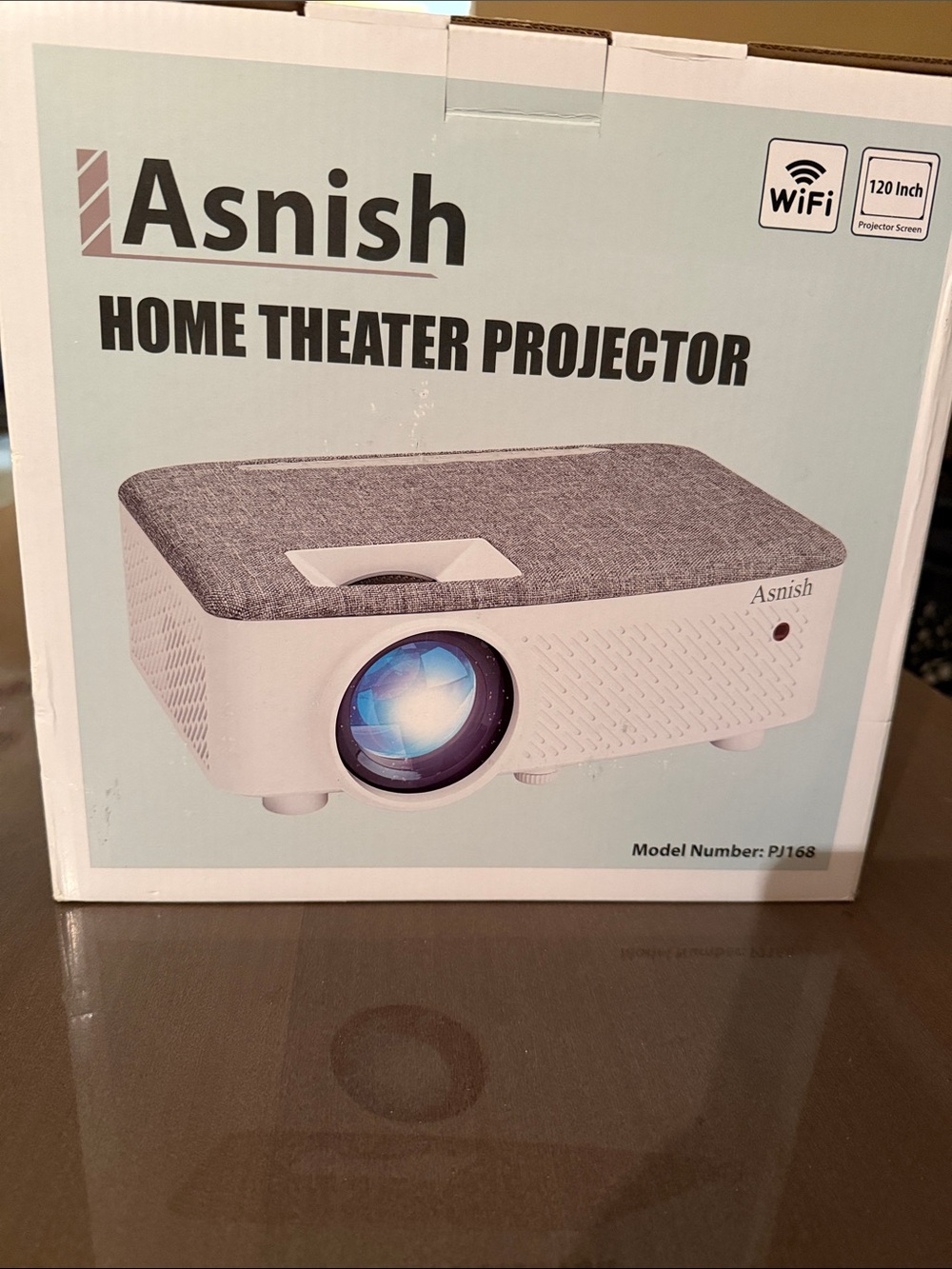White and Gray Home Theater Projector